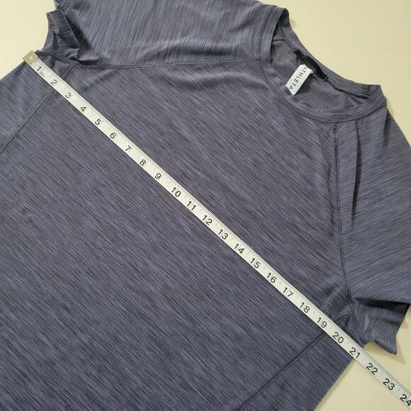 Athleta Blue Heather Short Sleeve Tee - Picture 4 of 12